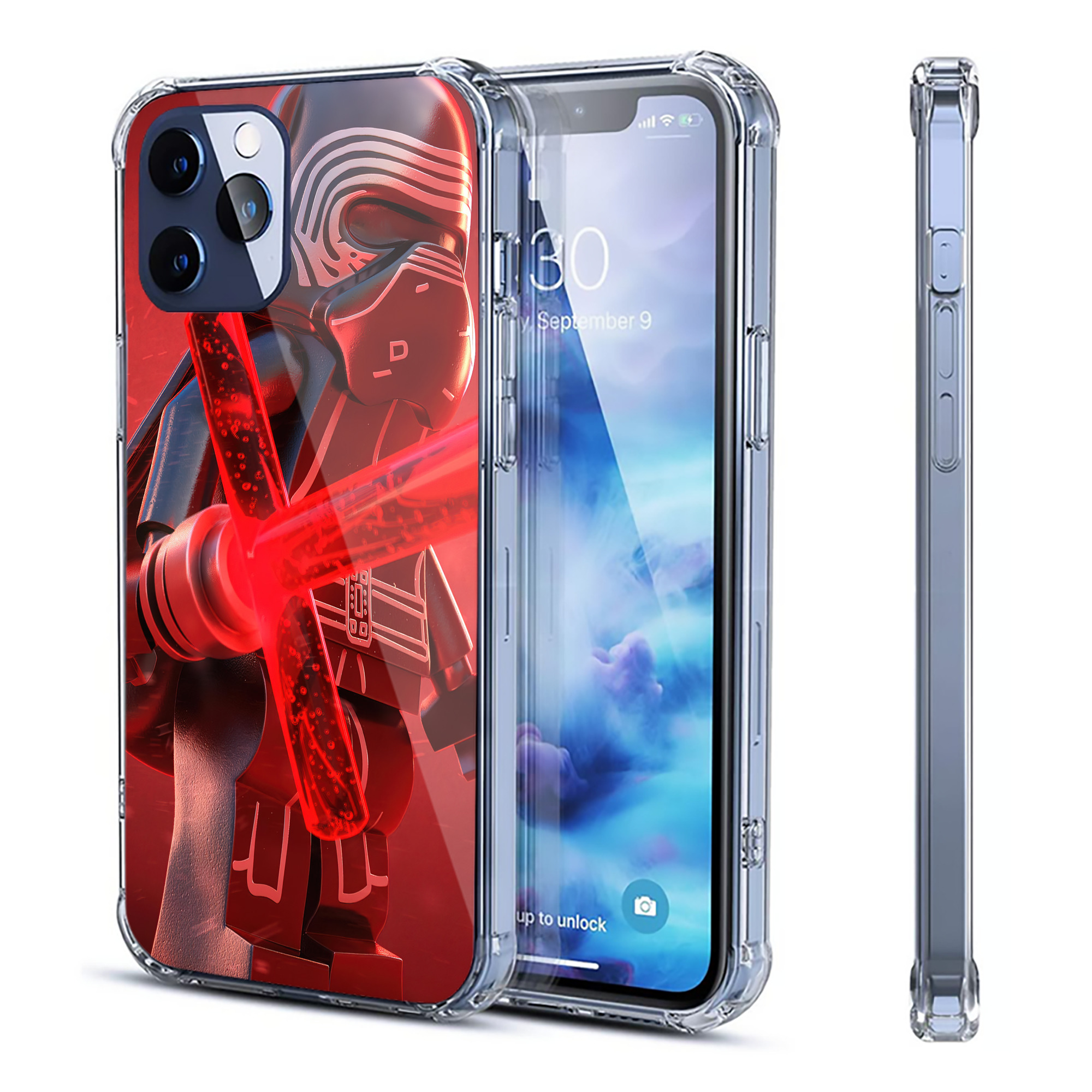 （画像用） スター・ウォーズ Star Wars 【iPhone 12シリーズ対応】透明スマホケース（クリアソフトケース）
